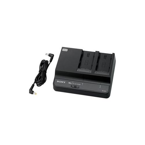  Adorama Sony BC-U2A 2-Slot Charger/AC Adapter for BP-U90/U60/U60T/U30 Batteries BCU2