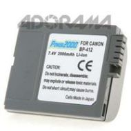 Adorama Power2000 BP-412 Replacement Li-Ion Camcorder Battery ACD677