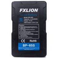 Adorama FX Lion Cool Black BP-65S V-Mount Lithium-Ion Battery, 14.8V, 4.4Ah, 65Wh 1004765