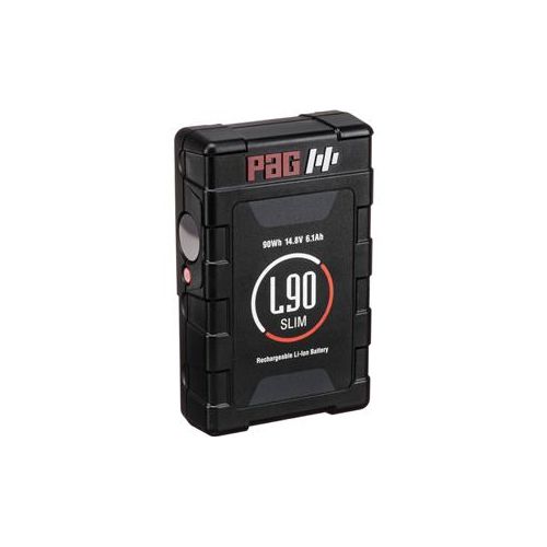  Adorama Pag L90 90Wh Slim V-Mount Li-Ion Battery, 14.8V, 6.1Ah 9307V