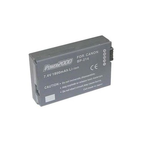  Adorama Power2000 BP-214 Replacement Li-Ion Camcorder Battery ACD-742