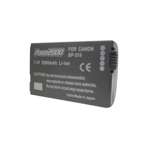  Adorama Power2000 BP-315 Replacement Li-Ion Camcorder Battery ACD-726