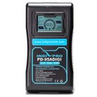 Adorama IndiPRO High-performance 95Wh Gold-Mount Li-Ion Battery with LCD Display PD95ADIGI