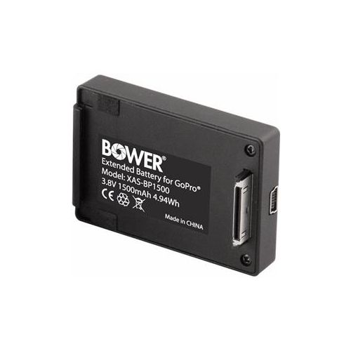  Adorama Bower Xtreme Action Series XAS-BP1500 1500mAh Extended Backdoor Battery Pack XAS-BP1500