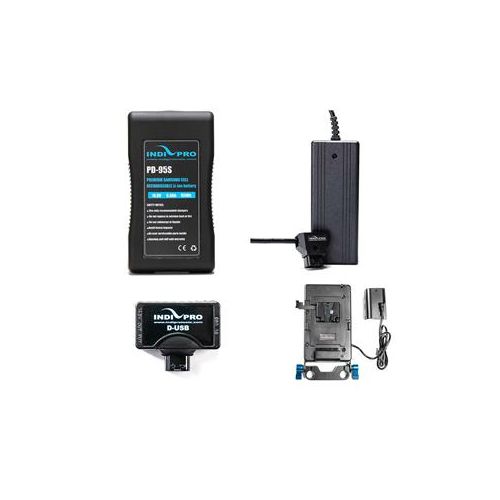  Adorama IndiPRO Blackmagic Pocket Cinema 4K 95Wh V-Mount Battery Kit BMP4KT1