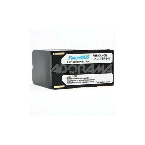  Adorama Power2000 BP-945/BP-941 Replacement Li-Ion Camcorder ACD-625