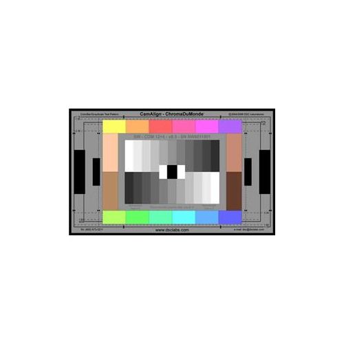  Adorama DSC Labs ChromaDuMonde 12-R Super Maxi CamAlign Chip Chart with Resolution SXW-CDM12R