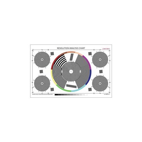  CAMEOGEAR 40 Resolution Analysis Chart CAM-LENSCHART40-100 - Adorama