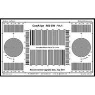 Adorama DSC Labs DX1 16:9 / 4:3 Multiburst Test Target (Black on White) CDX1-5W