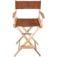 Adorama Porta Brace Directors Chair with Natural Wood Frame and Ultra Suede Seat LC-30NDC