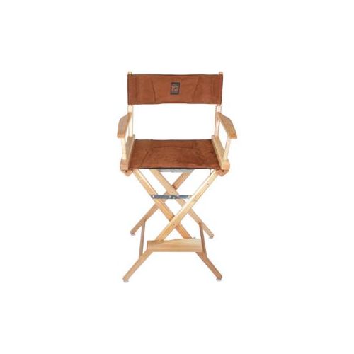  Adorama Porta Brace Directors Chair with Natural Wood Frame and Ultra Suede Seat LC-30NDC