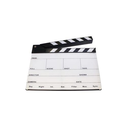  Adorama Cavision V2 Next-Gen Clapper Slate with White Painted on Black Background SSN2818B-S