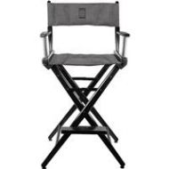 Adorama Porta Brace Directors Chair with Black Frame and Ultra Suede Seat LC-30BDC