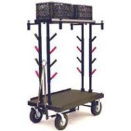 Adorama Backstage Utility Plywood / Track Cart, 1000lbs Capacity, Black Hammertone G-07