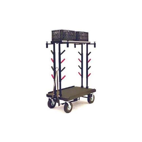  Adorama Backstage Utility Plywood / Track Cart, 1000lbs Capacity, Black Hammertone G-07