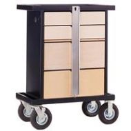 Backstage Wood Work Box Cart with Wheels SB-01 - Adorama