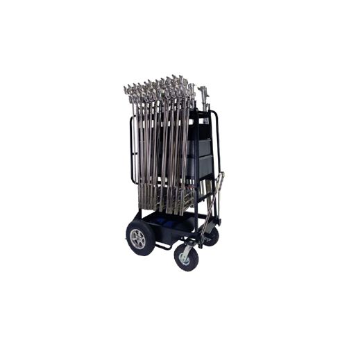  Adorama Backstage C-Stand/Combo Steel Utility Cart, Black Hammertone, 1000 lb Capacity GE-17