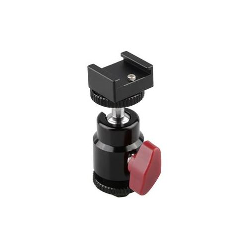  Adorama CAMVATE Mini Ball Head with Cold Shoe and Bottom Shoe Mount C1488