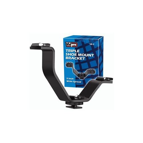  Vidpro 3-Level Triple Shoe Mounting Bracket VB-3 - Adorama