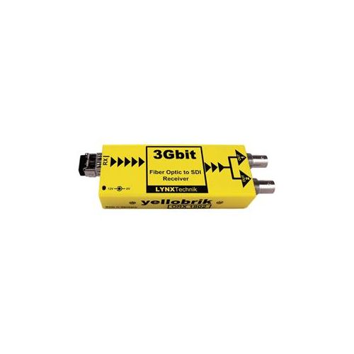  Adorama Lynx Technik AG yellobrik ORX 1802 Fiber Optic Receiver, Single Mode LC ORX1802LC