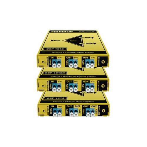  Adorama Lynx Technik AG yellobrik OSP 1812 M 2 Channel Optical Splitter, Single Mode LC OSP1812M