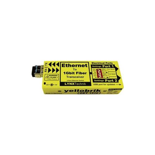  Adorama Lynx Technik AG yellobrik OET 1510 Ethernet to Single Mode Fiber Transceiver OET1510