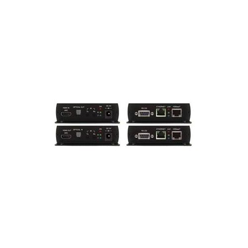  Adorama PureLink HDMI, RS-232, IR, ARC, Ethernet to CATx 4K Transmitter and Receiver Kit HTR TX/RX