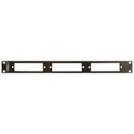 Adorama Camplex 19 Rack Mount Panel for 3 Fiber Adapter Modules CMX-MPR-1RUP