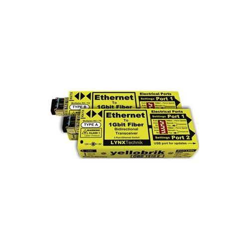  Adorama Lynx Technik AG yellobrik OBD 1510 E Ethernet to 1GB Fiber Transceivers OBD1510E