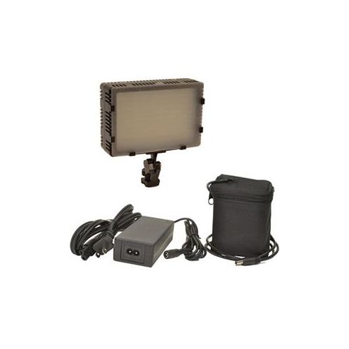  Adorama Bescor FP-180L Bi-Colored Dimmable On-Camera Light Kit FP-180L