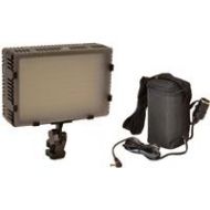 Adorama Bescor FP-180B Bi-Color Dimmable On-Camera Light and Battery Kit FP-180B
