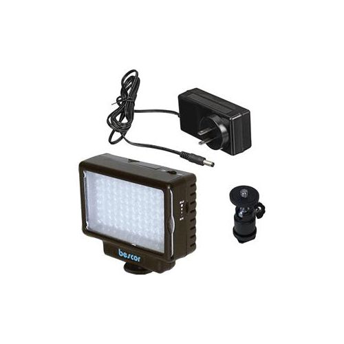  Adorama Bescor LED-70 Dimmable 70W LED Light Kit with SM1 Mount and AC-6070 AC Adapter LED70MA