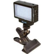 Adorama Bescor LED70 On-Camera Video Light with Swivel Ball Head Mounting KLP Clamp Kit LED70KLP