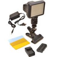 Adorama Bescor XT96 On-Camera Light Kit with Battery, Charger, and Clamp XT96M1K