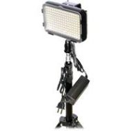 Adorama Bescor XT160 Bi-Color LED On-Camera 1-Light with 6 Stand XT160S