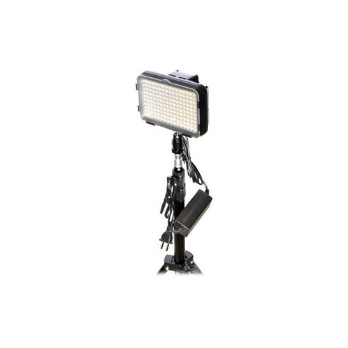  Adorama Bescor XT160 Bi-Color LED On-Camera 1-Light with 6 Stand XT160S