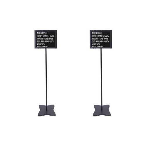  Adorama Fortinge Dual PRO Series 15 High Brightness Meeting Teleprompter Set, 1024x768 PROM15-D-HB