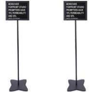 Adorama Fortinge Dual PRO Series 15 Meeting Teleprompter Set, 1024x768 PROM15-D