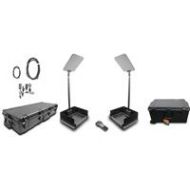 Adorama Prompter People ProLine Stage Pro Autostep 17 Presidential Teleprompter Kit PRO-SP17PHB-AUTO