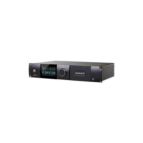  Adorama Apogee Electronics Symphony I/O MKII Dante Chassis, 8x8 I/O, 8x8 AES/Optical I/O SYM2-8X8S2-DANTE