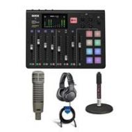 Adorama Rode Microphones RODECaster Pro Integrated Podcast Production Console W/ACC KIT RODECASTER PRO H
