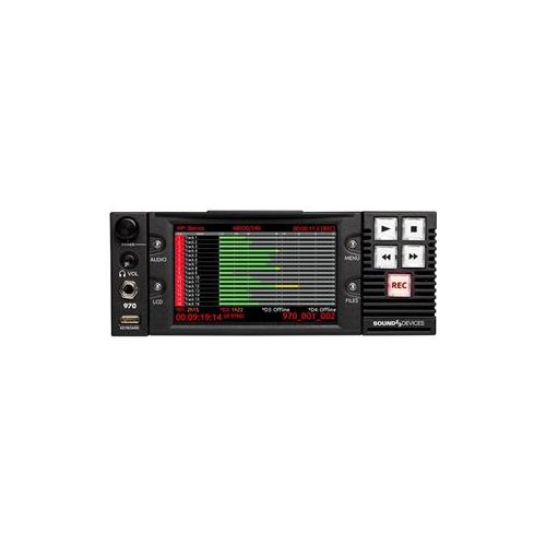  Adorama Sound Devices 970 2U Rack Mount 64-Track Dante and MADI Audio Recorder 970