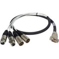 Adorama Laird 3 Premium HD15 to XLR Male & Female Analog Audio I/O Breakout Cable ED-BE-2XMF-003
