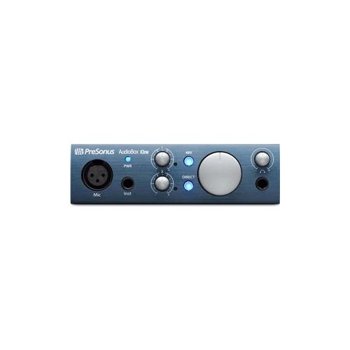  Adorama PreSonus AudioBox iOne USB 2.0/iPad Recording Interface, 1 Mic Input AUDIOBOX IONE