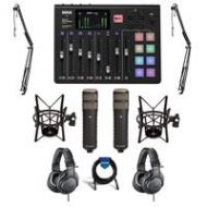 Adorama Rode Microphones RODECaster Pro Integrated Podcast Production Console W/ACC KIT RODECASTER PRO M