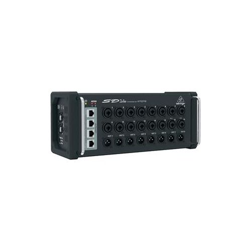  Adorama Behringer SD16 I/O Stage Box with 16x Remote-Controllable MIDAS Preamps SD16