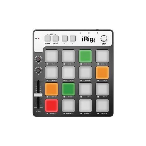  Adorama IK Multimedia iRig Pads MIDI Pad Controller for iOS, Android, Mac, and PC IP-IRIG-PADS-IN