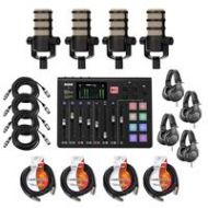 Adorama Rode Microphones RODECaster Pro Integrated Podcast Production Console W/ACC KIT RODECASTER PRO A