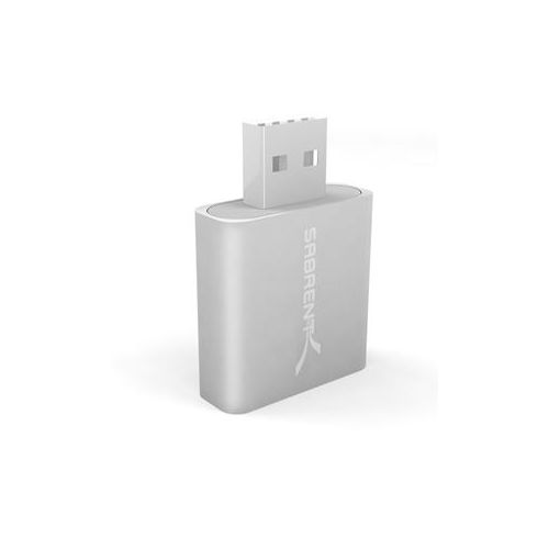  Sabrent Aluminum USB External Stereo Sound Adapter AU-EMAC - Adorama