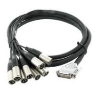 Adorama Cymatic Audio Cable Splitter for uTrack24 Recorder - DB25 to 8 XLR Female, 6.6 CYMAUTRACKDB25-8XLR